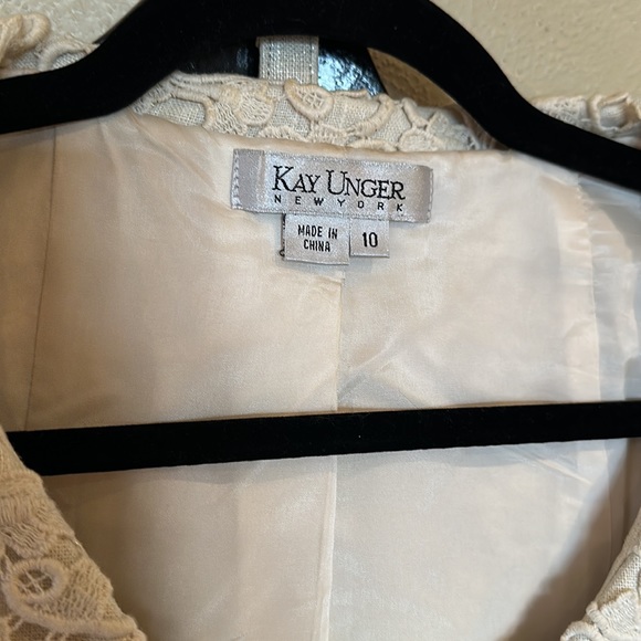 Kay Unger 2 piece suit with zip-up jacket - Picture 5 of 12